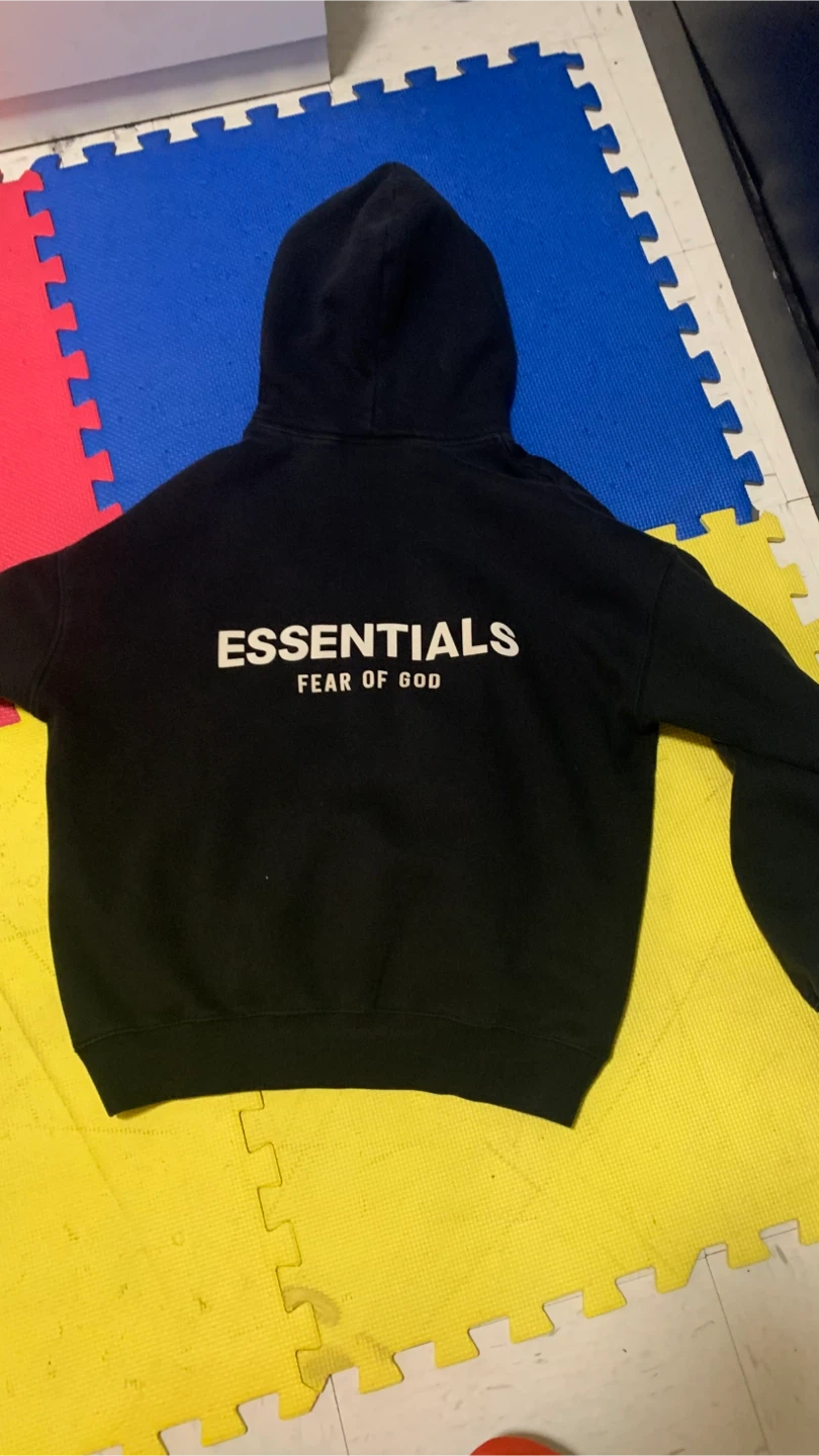 Essentials Fear of God Black Hoodie - photo 2
