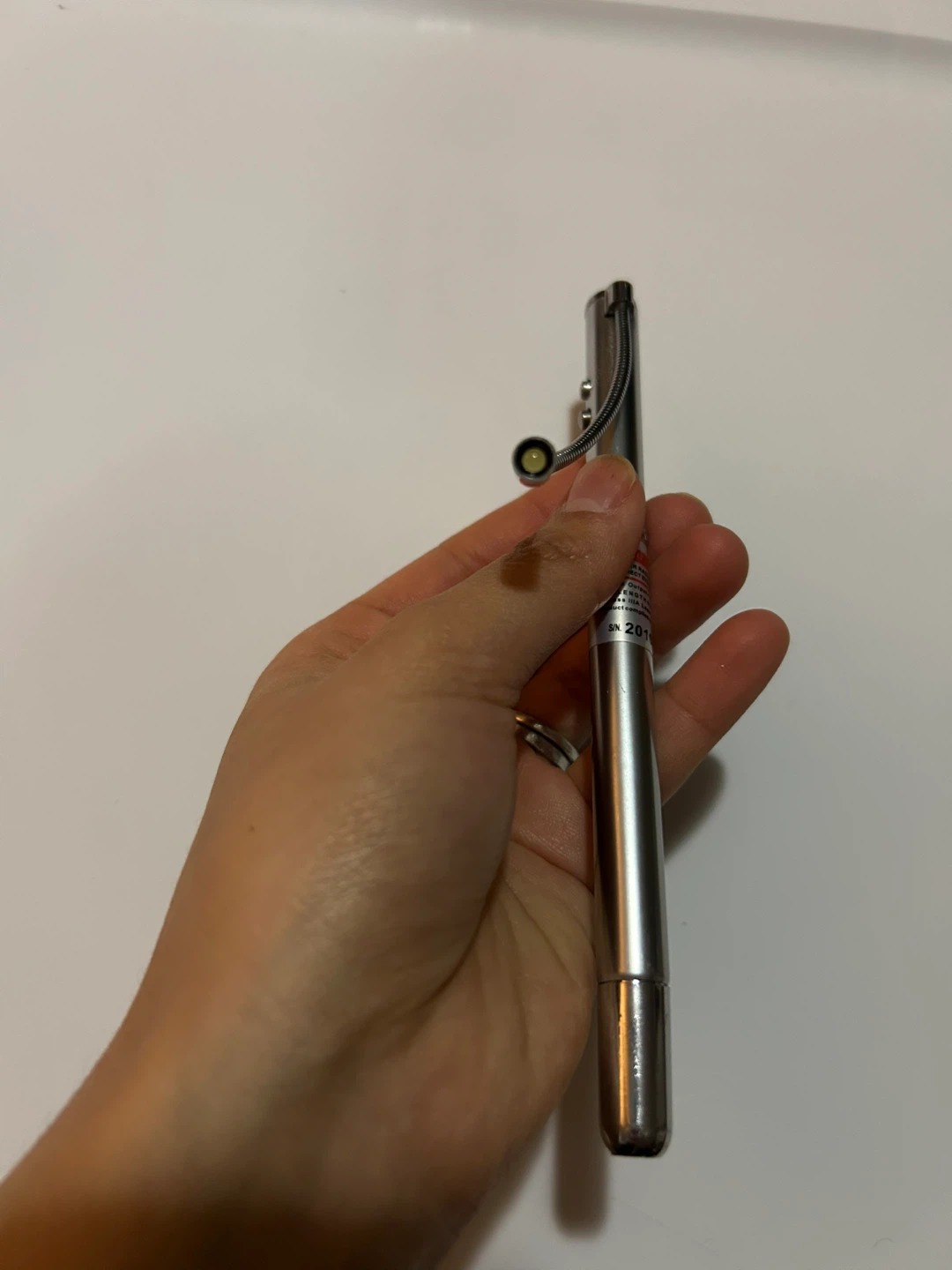 Silver Multi-Tool Pen with Light & Screwdriver - photo 5
