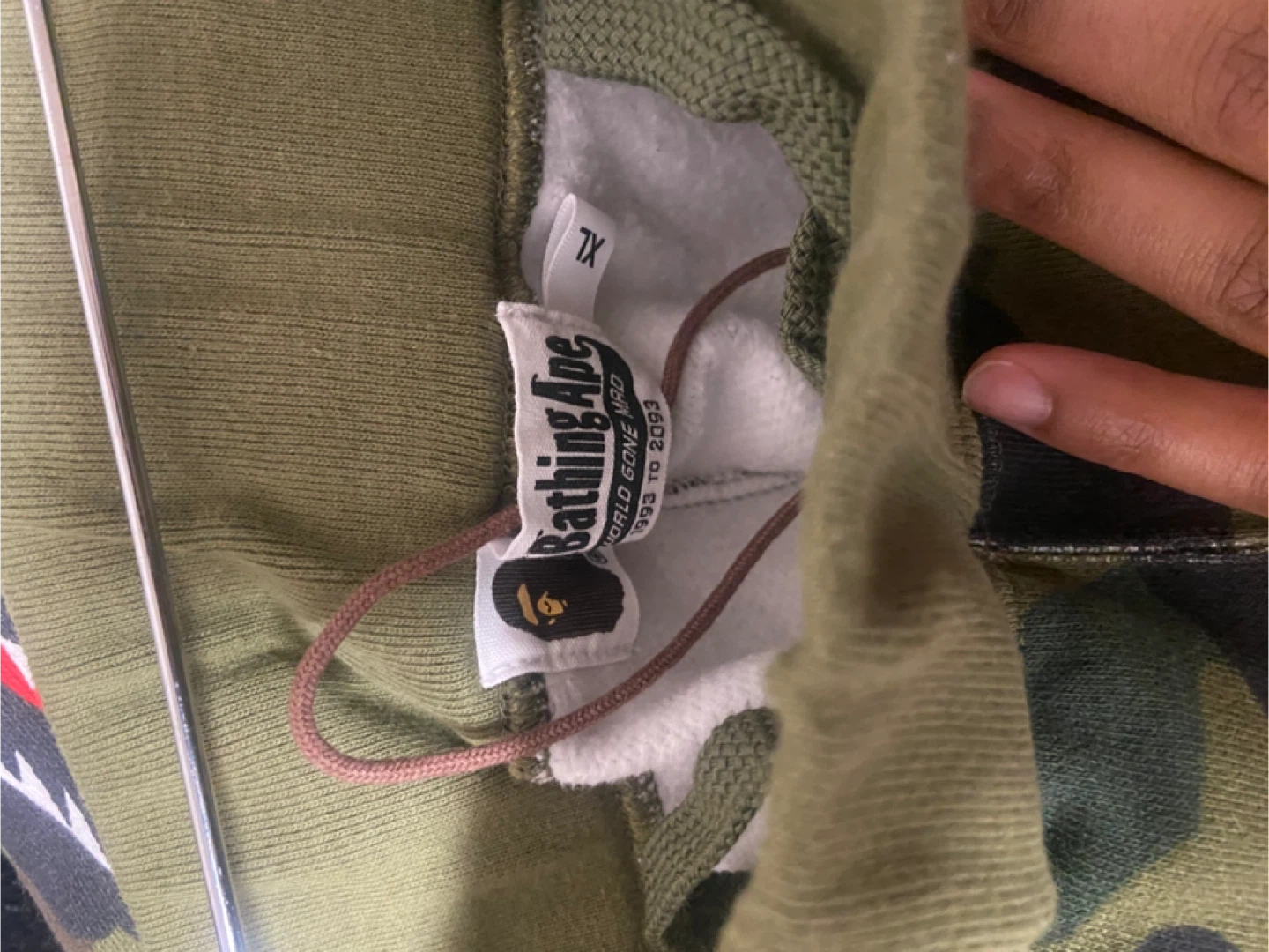 Bathing Ape BAPE Camo Shark Sweatpants XL - photo 2