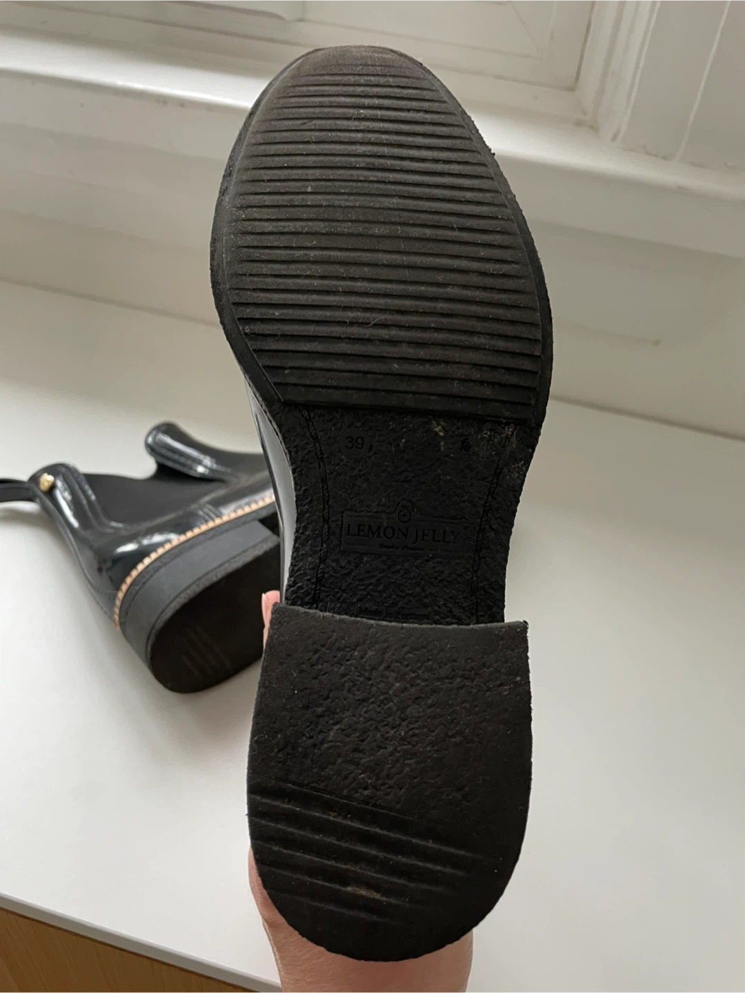 Lemon Jelly Black Chelsea Boots Size 39 - photo 3