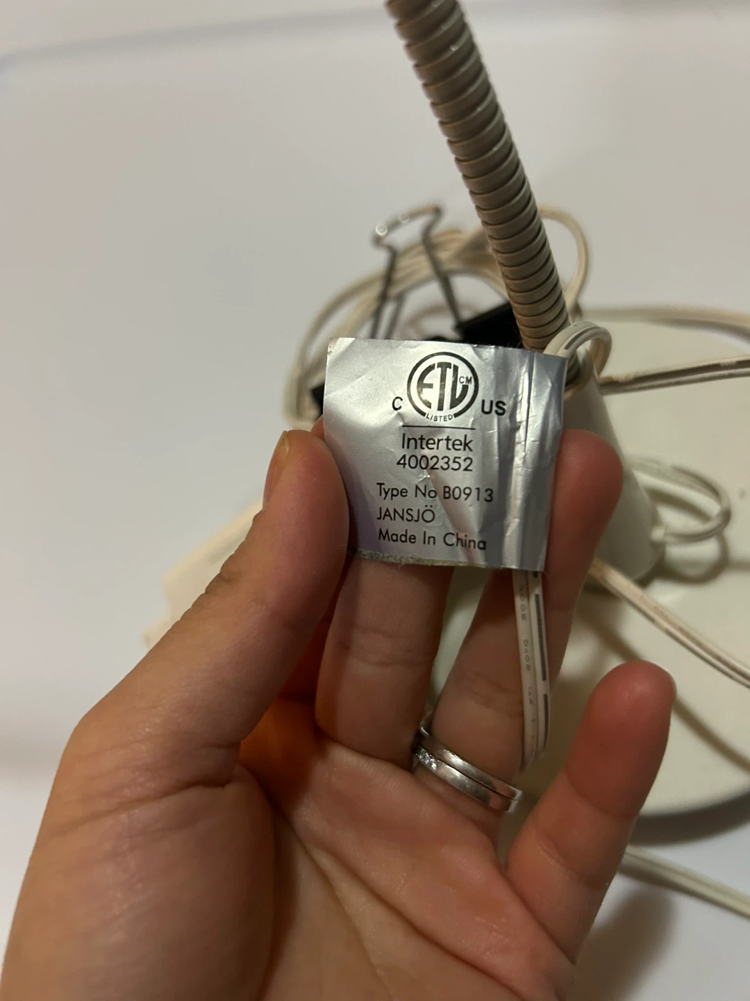 IKEA Jansjo White Desk Lamp - Flexible - photo 3