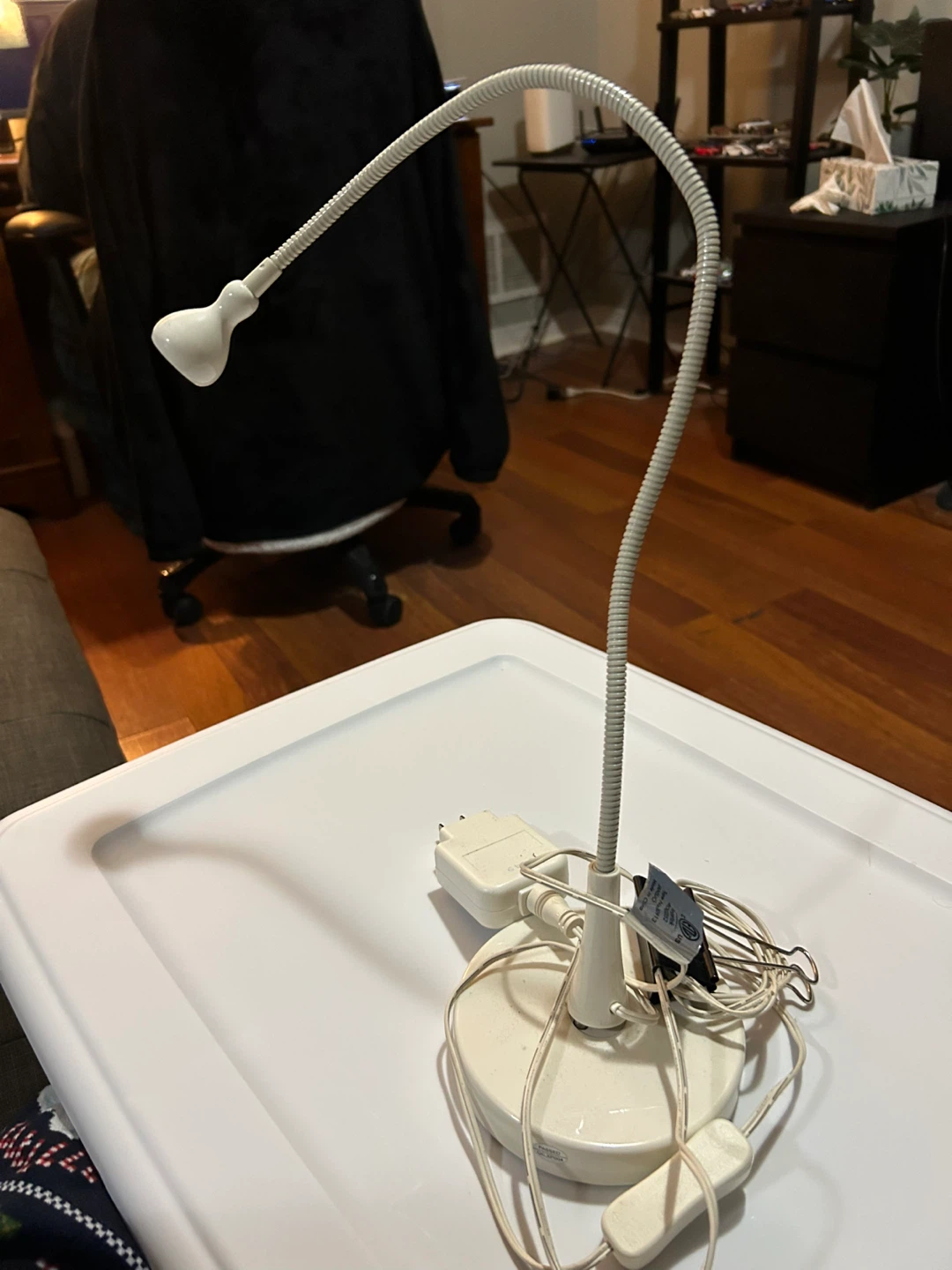 IKEA Jansjo White Desk Lamp - Flexible