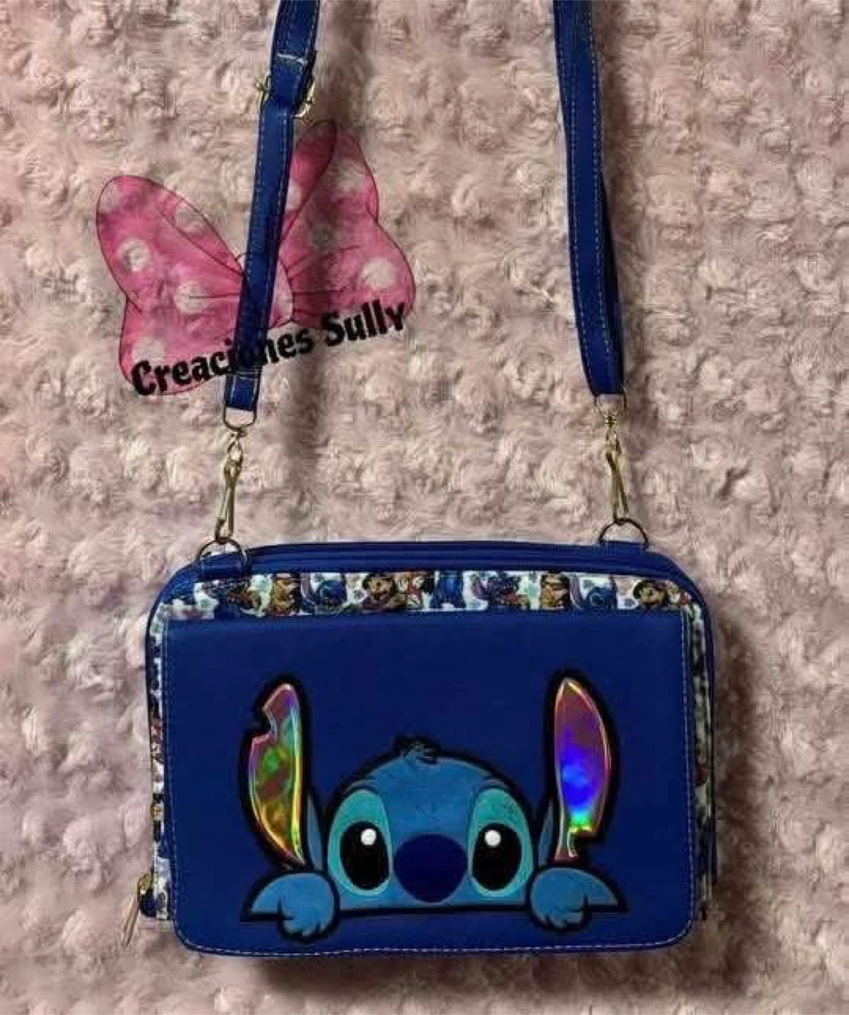 Stitch Blue Purse