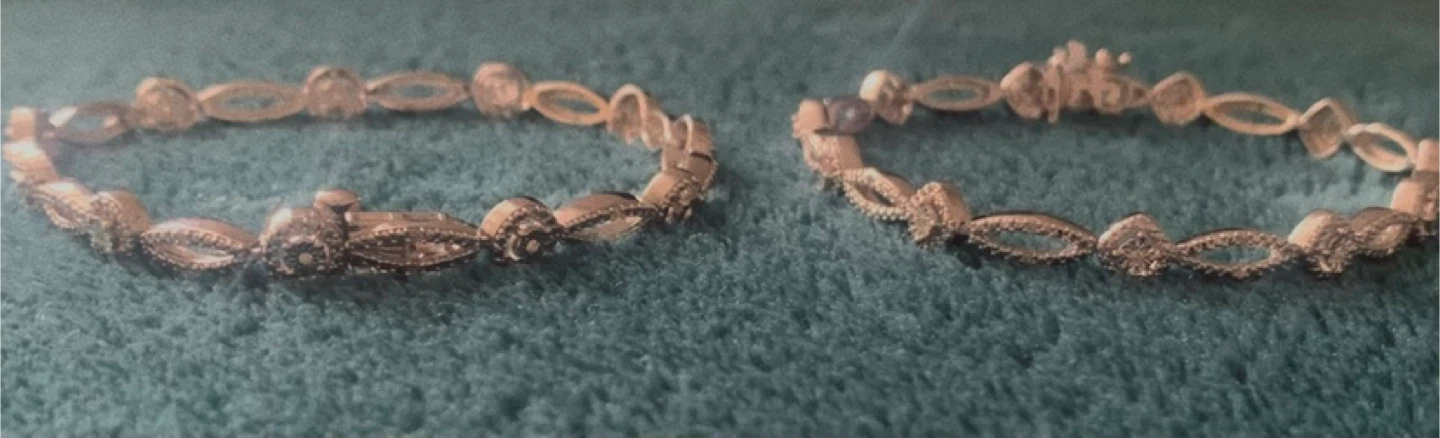 People’s Jewellers two Sterling Silver Bracelets - photo 2