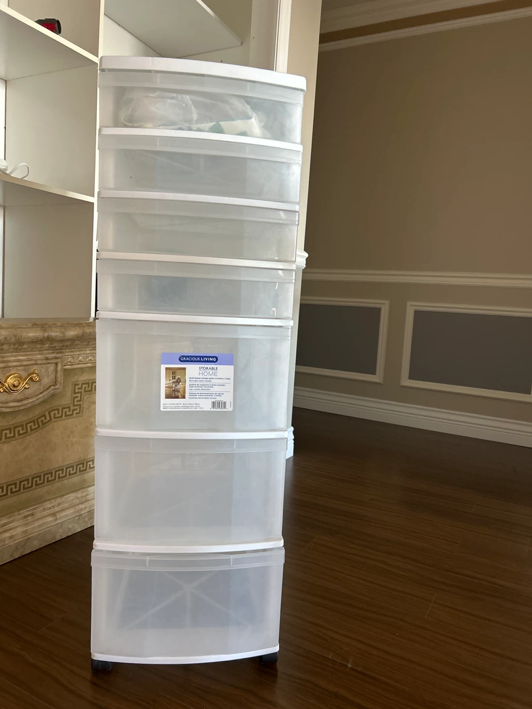 Gracious Living 6-Drawer Storage Tower