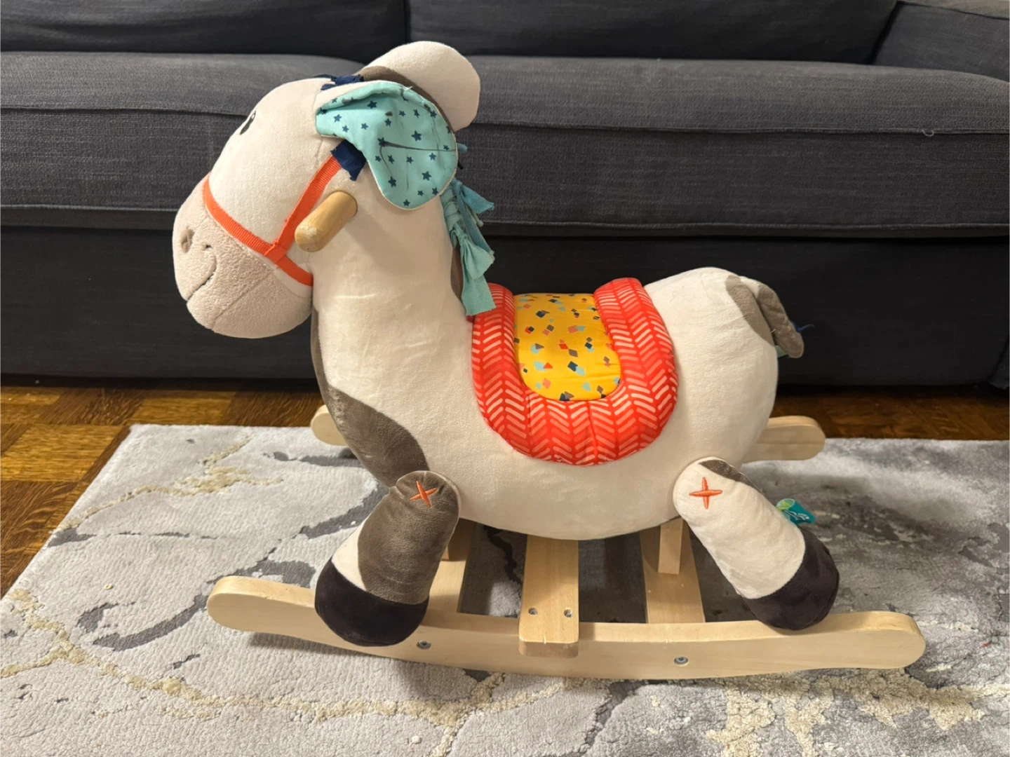 Rocking Horse Plush Ride-On Toy - photo 2