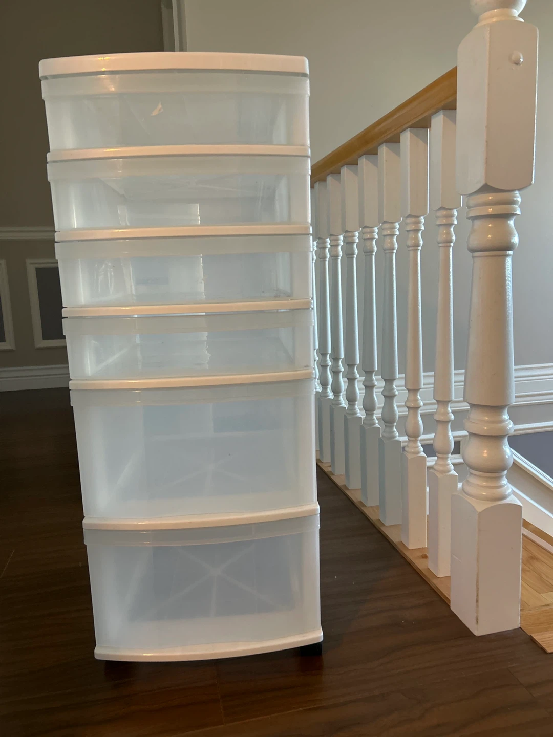 Plastic 5-Drawer Storage Tower
