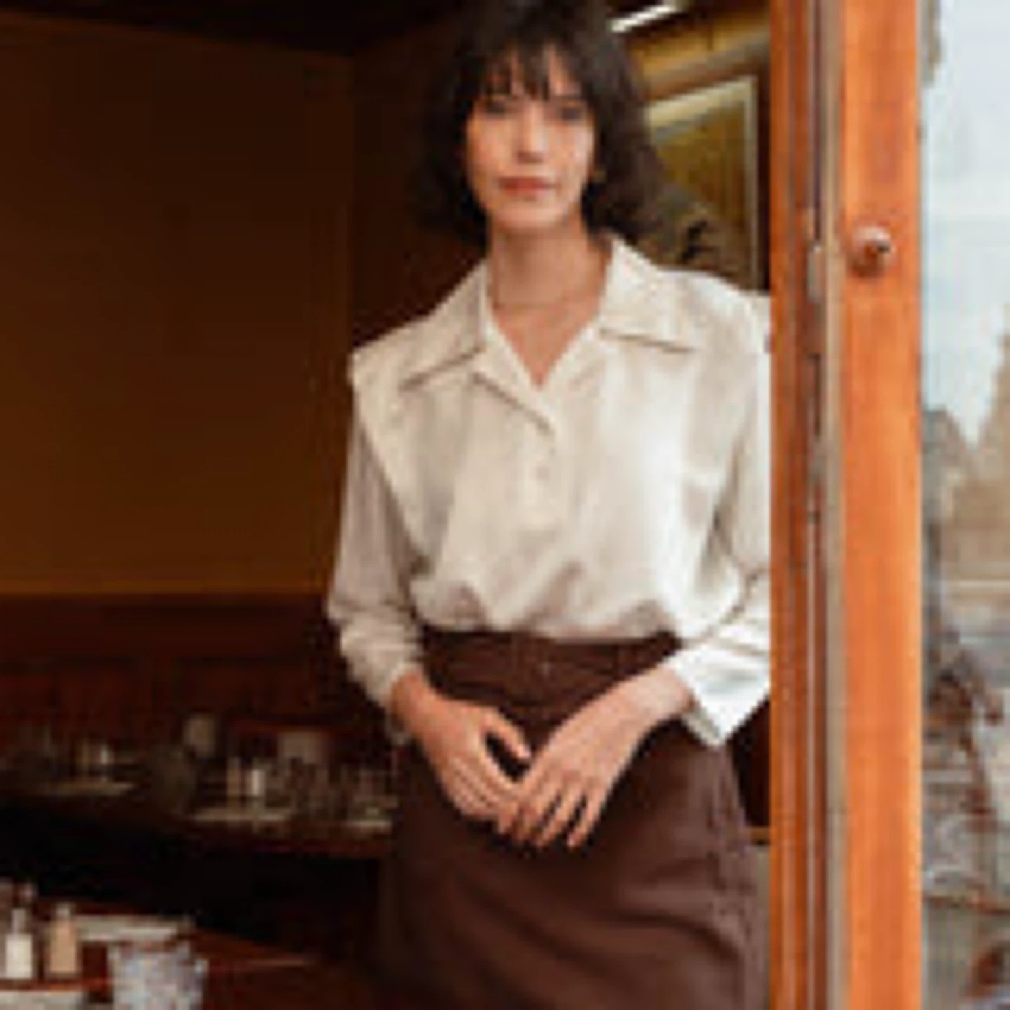 Darling Cream Blouse - Size S - photo 4