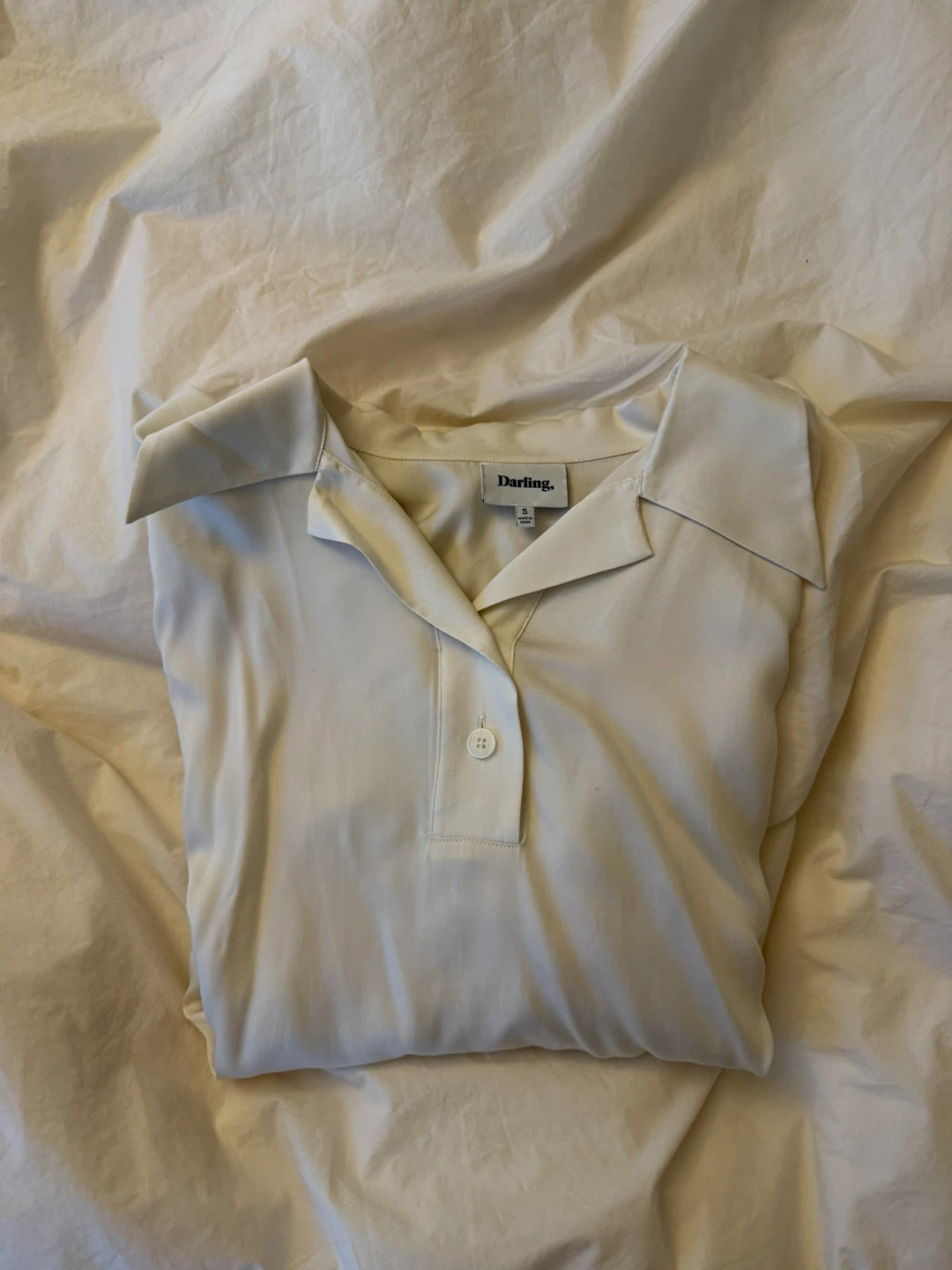 Darling Cream Blouse - Size S