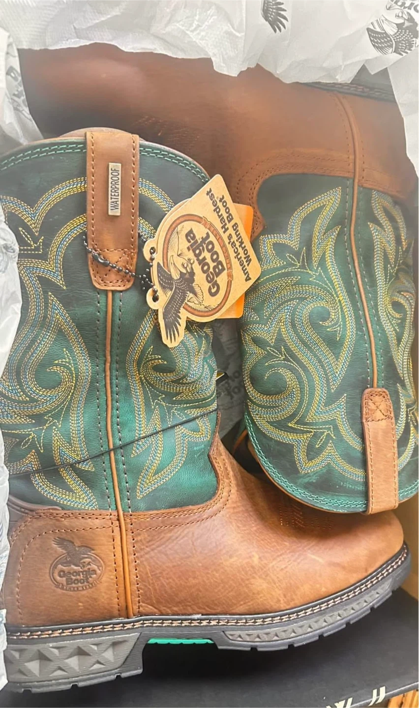 Georgia Boot GB00386 Women's Steel Toe Work Boots - Size 8