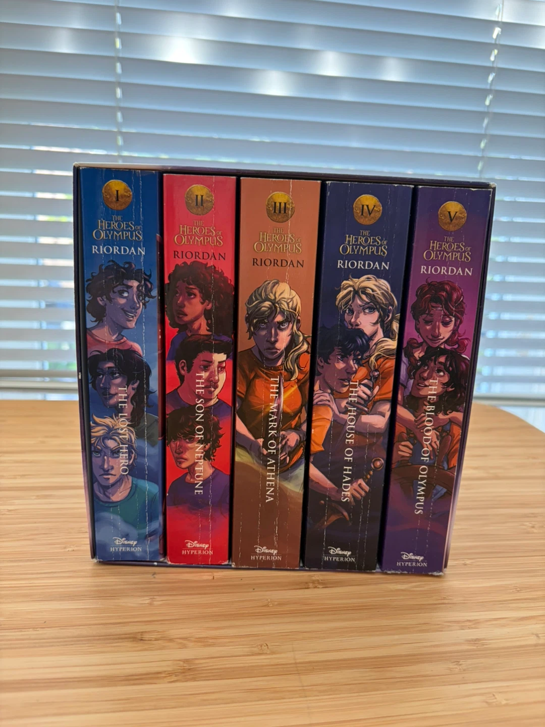The Heroes of Olympus Series by Rick Riordan - Books 1-5