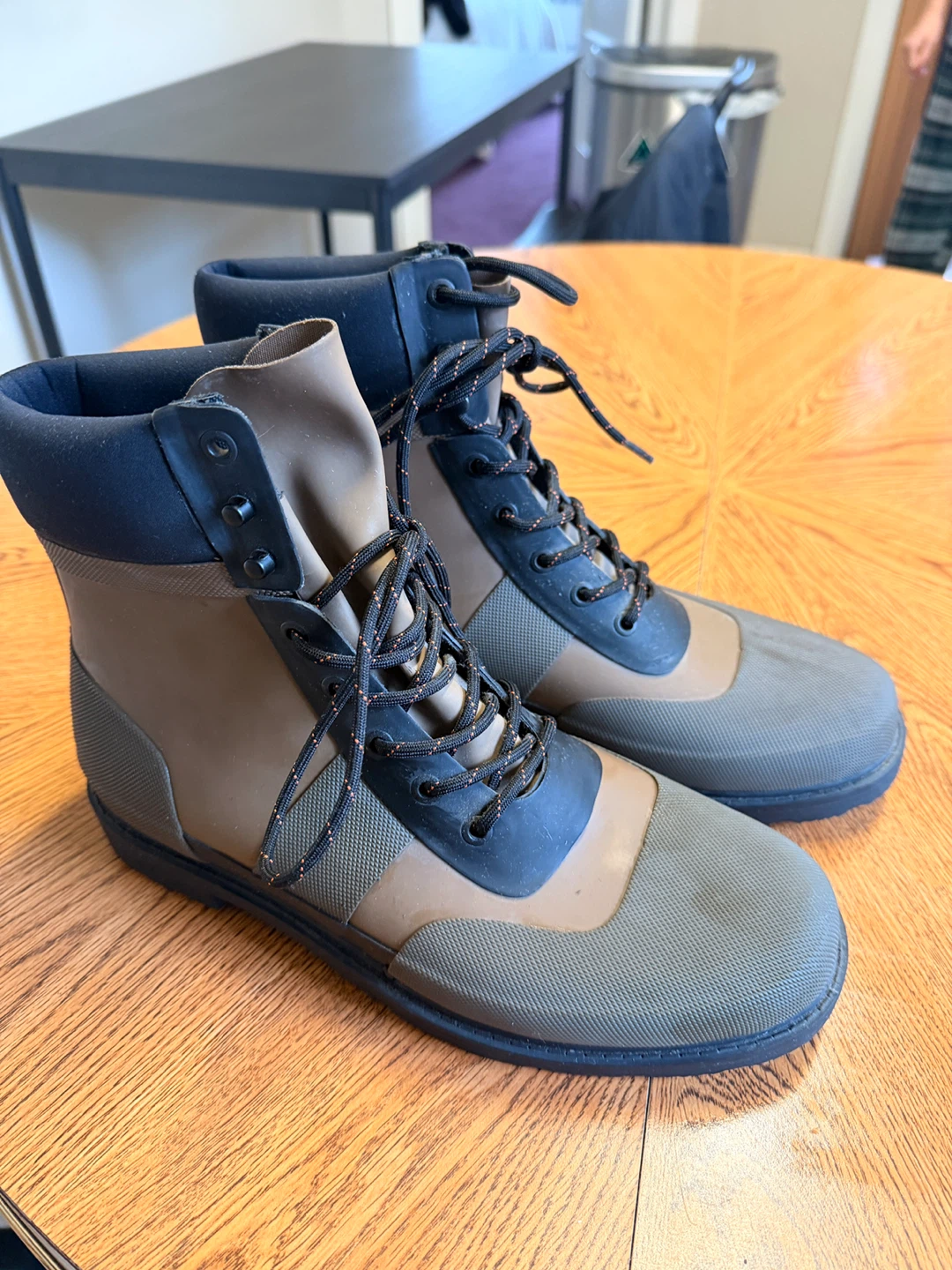 Men’s Waterproof Hunter Boots - Size 10 - photo 2
