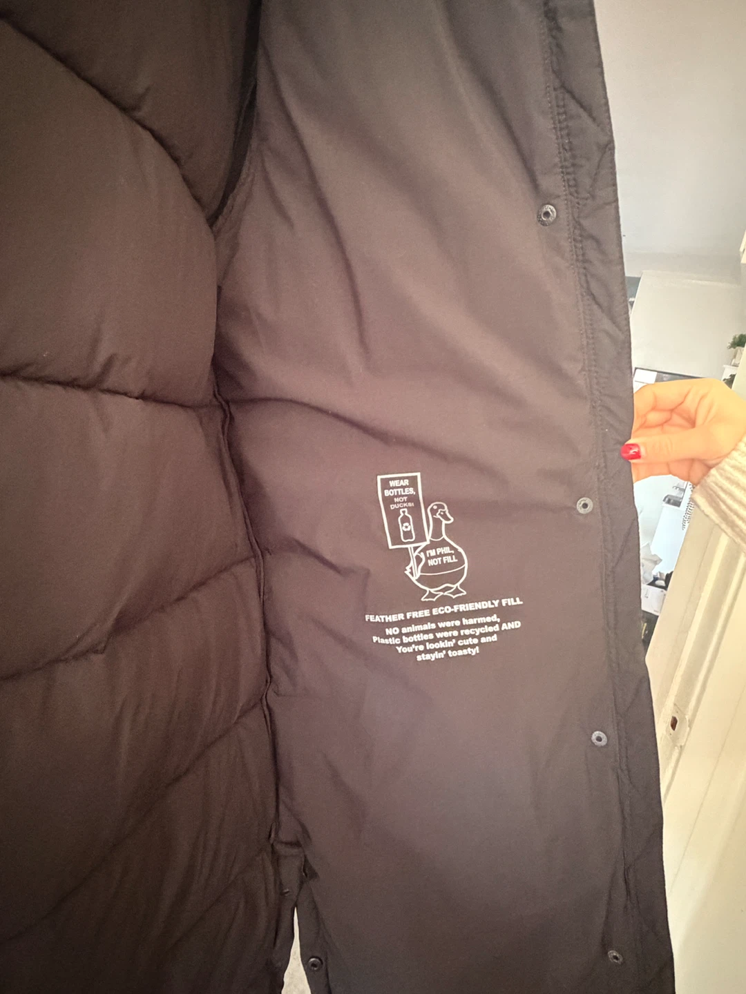 Women’s BCBGeneration Black Puffer Coat - Size M - photo 4