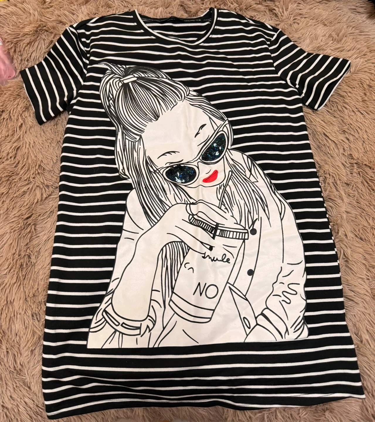 Striped T-Shirt Dress