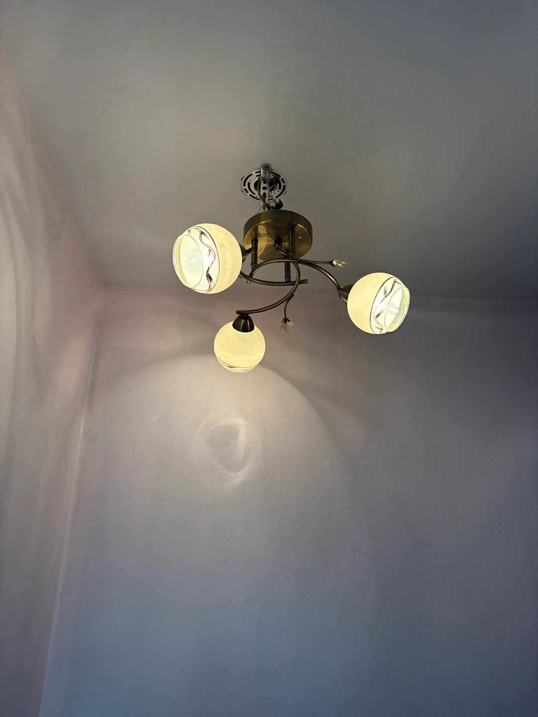 Ceiling Light Fixture - 3 Globe