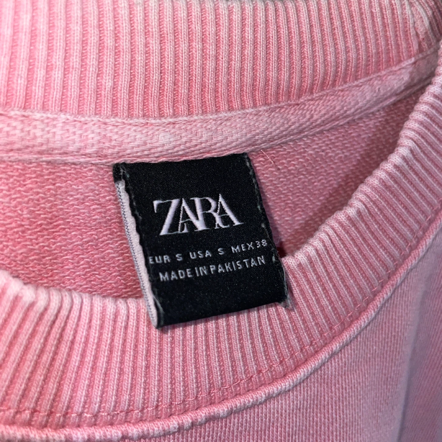 Zara Heavyweight Sweatshirt - Pink - photo 2