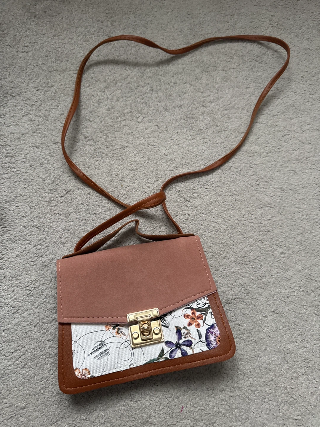 Floral Mini Crossbody Bag