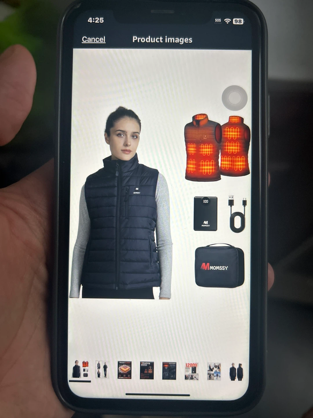 MOMSSY Heated Vest - Size M