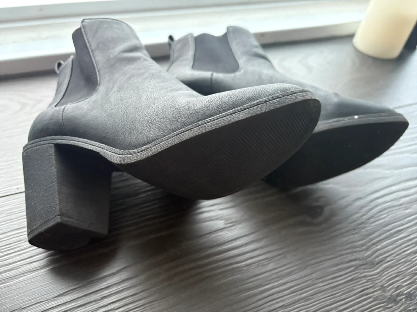 H&M Divided Black Ankle Boots - Size 37 - photo 4