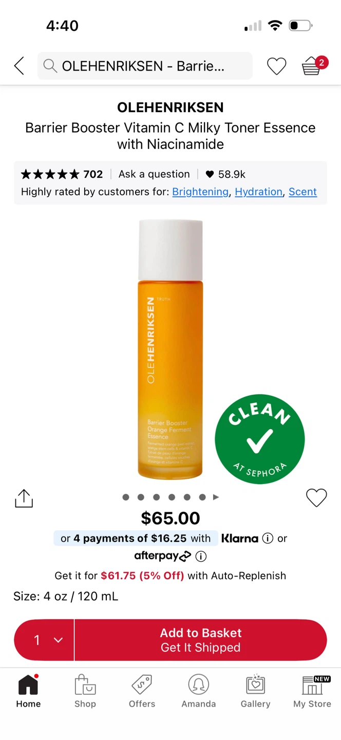 Ole Henriksen Barrier Booster Orange Ferment Essence - photo 2