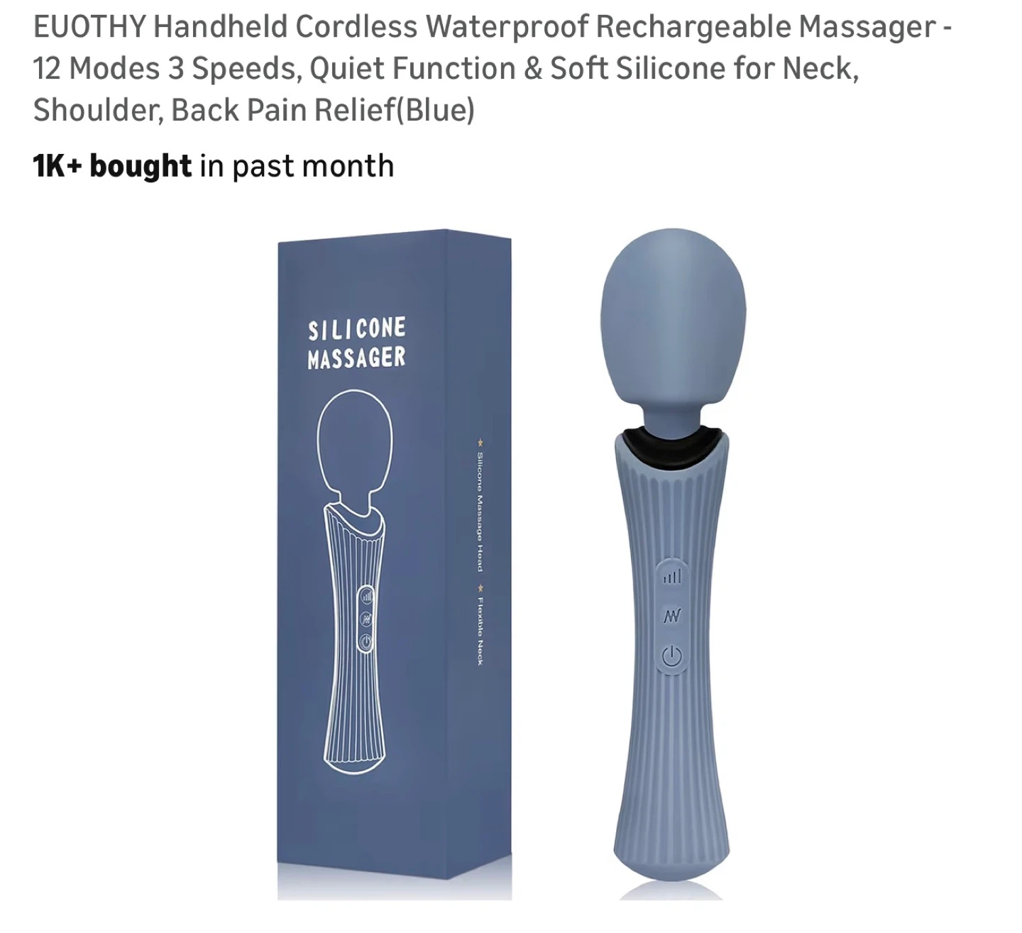 Handheld Cordless Waterproof Massager