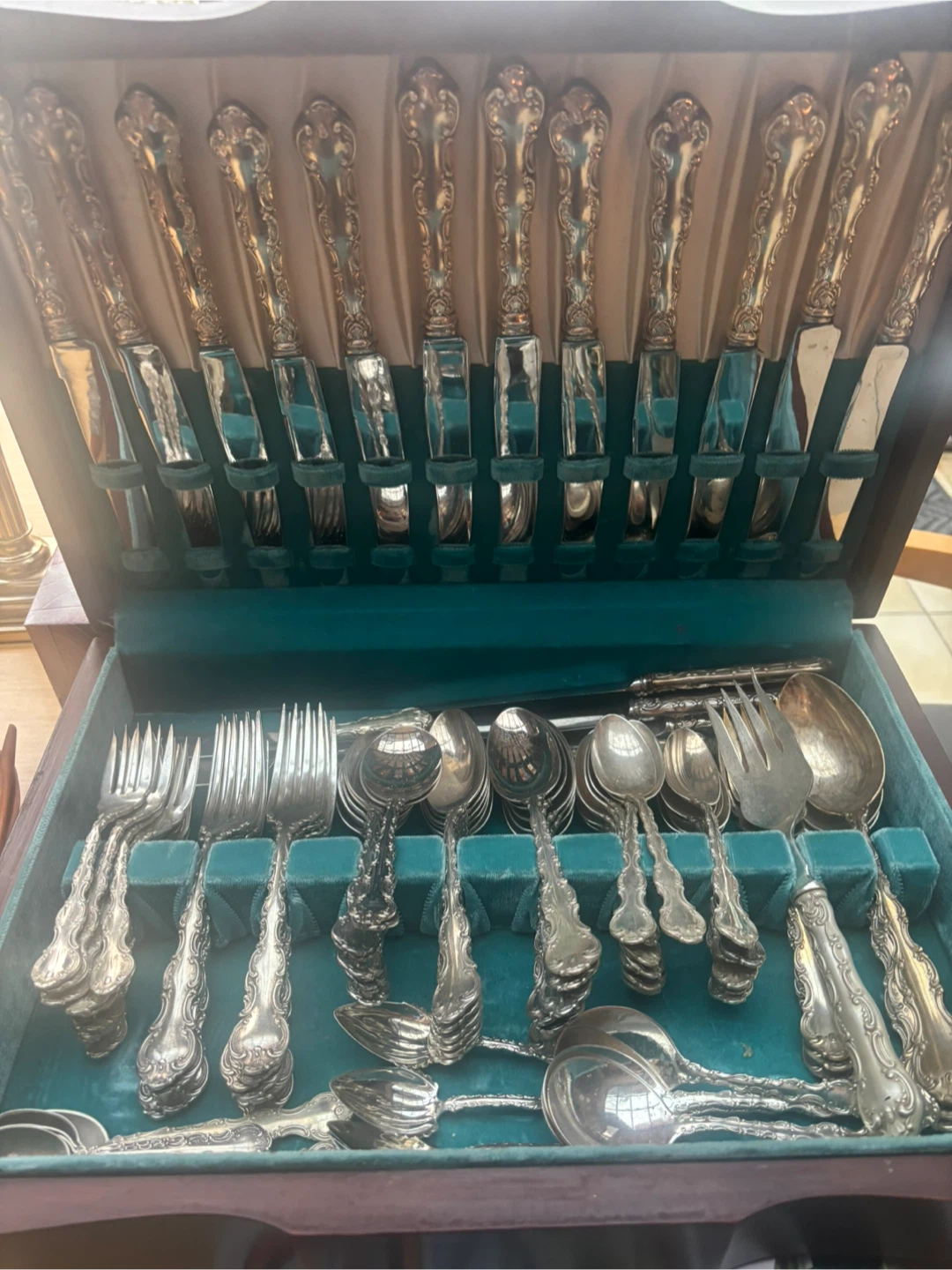 Birks Silver Plated Regency Flatware Set