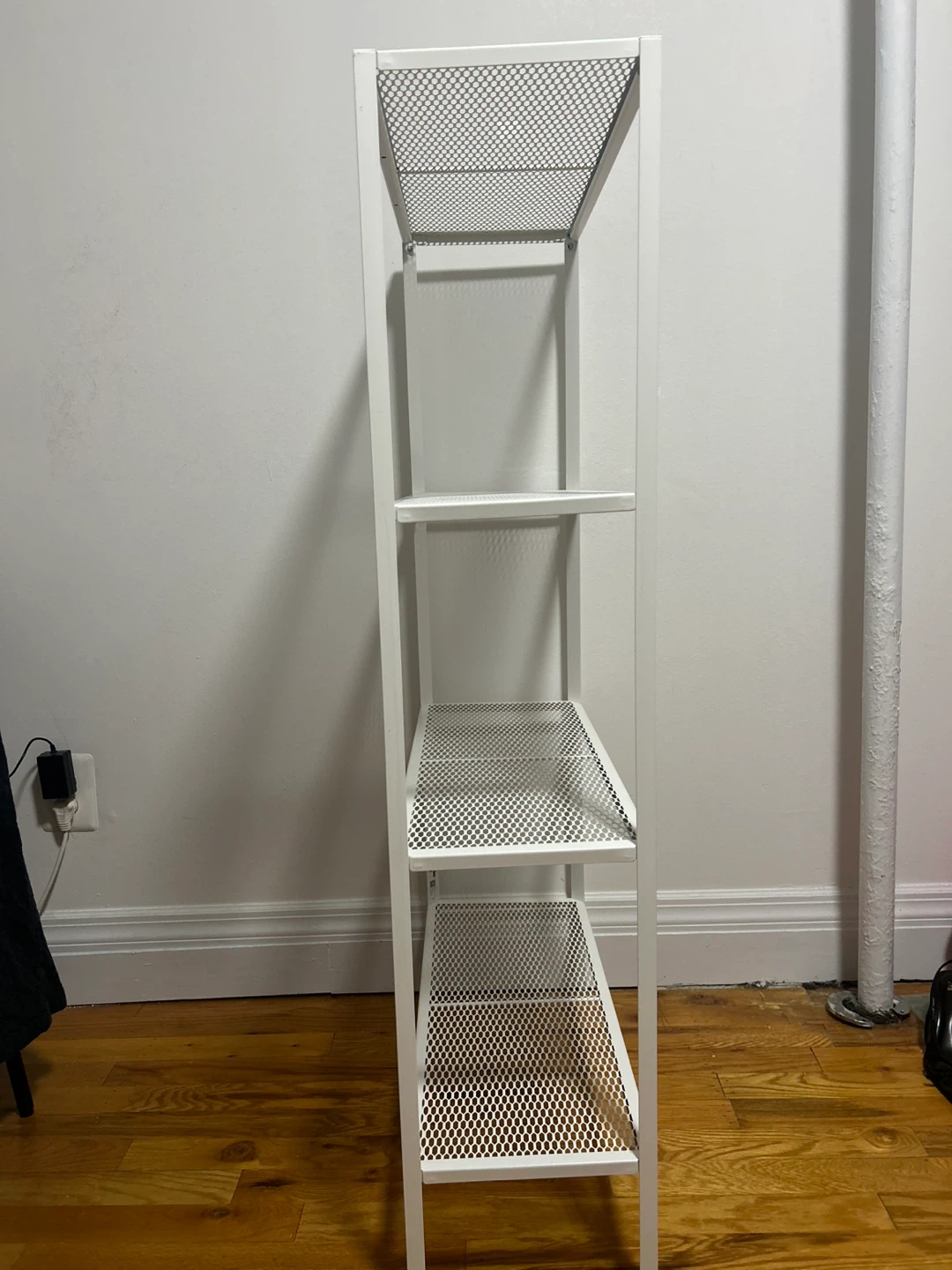 IKEA White Metal Shelf - photo 2