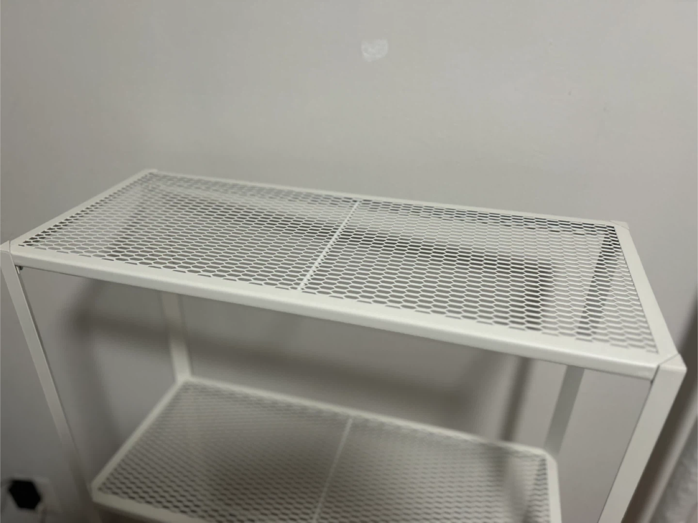 IKEA White Metal Shelf - photo 3