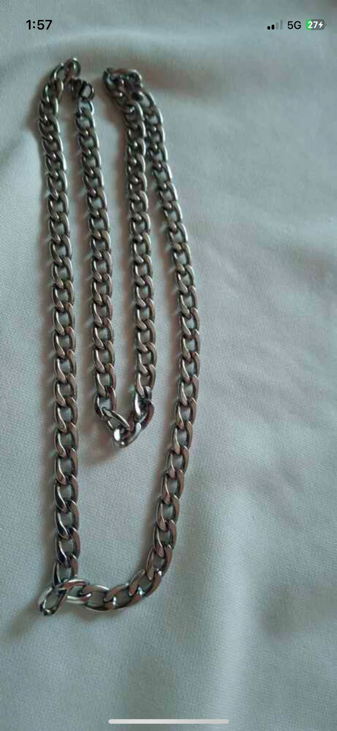 Real Silver Chain Necklace - photo 2