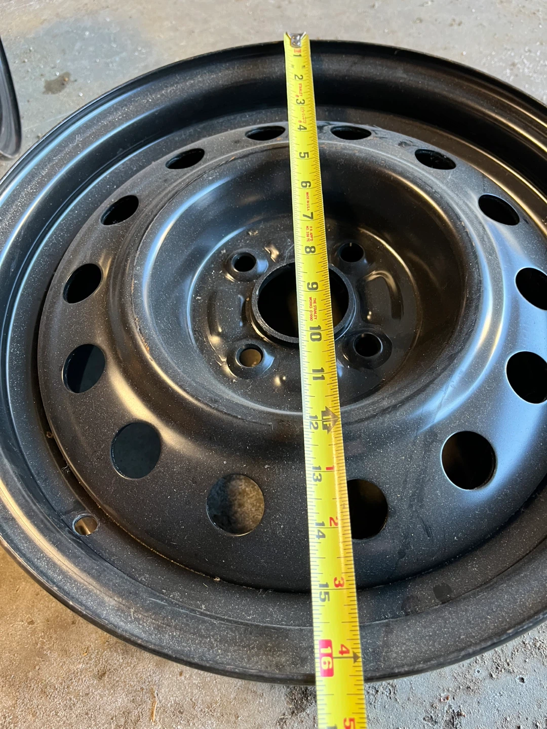 Pair of Black Steel Wheels 15x6 4-100 - photo 3