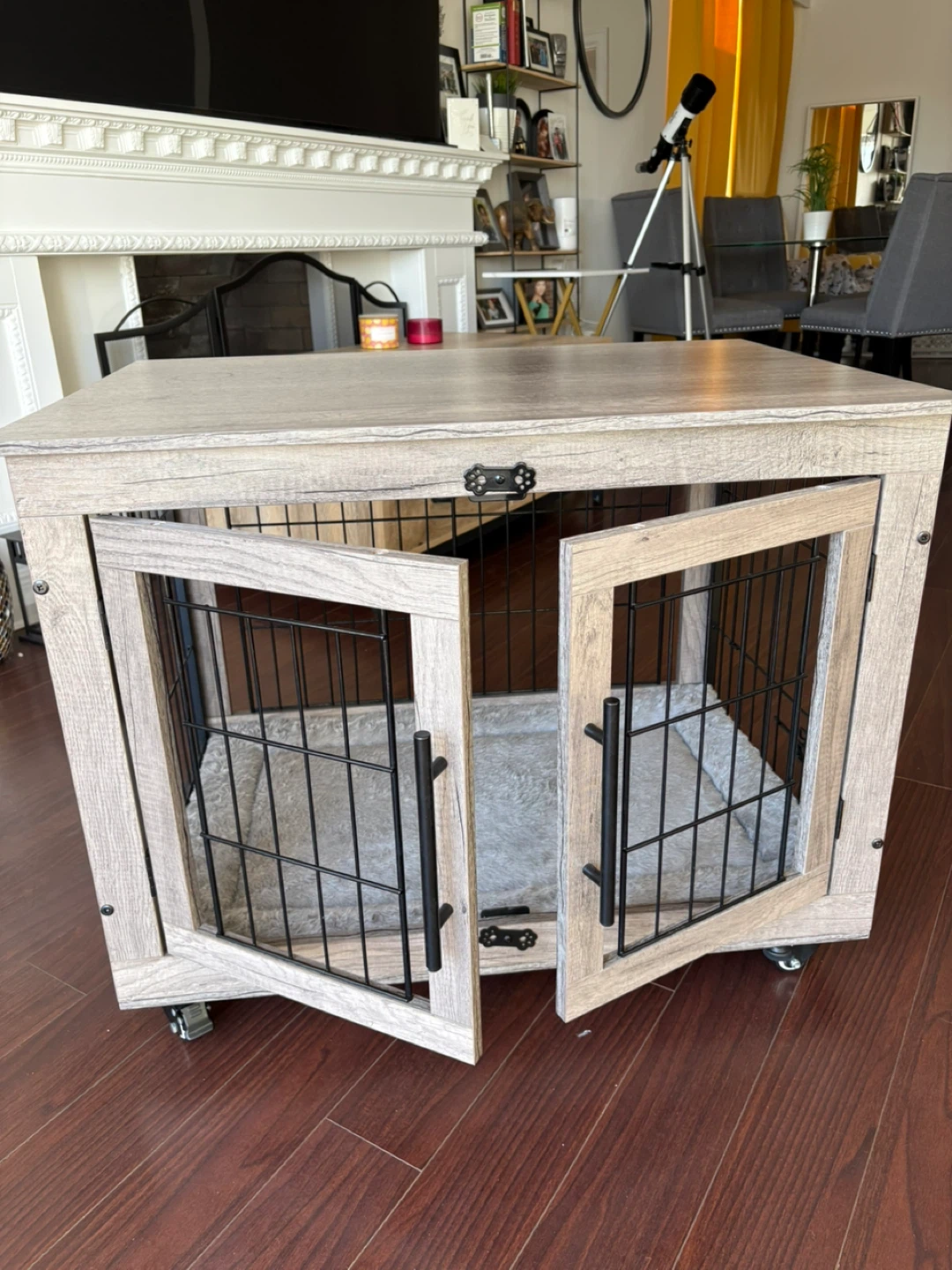Dog Crate Furniture End Table