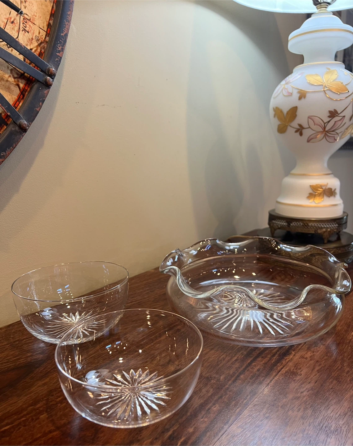 Vintage Glass Bowl Set