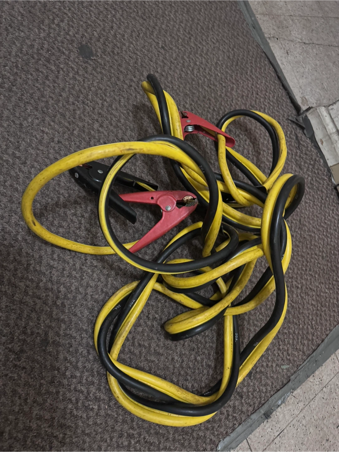 Jumper Cables - Yellow and Black
