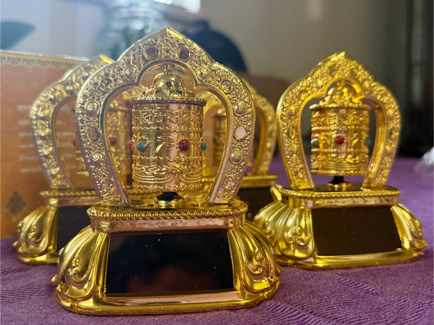 Golden Prayer Wheel - photo 2