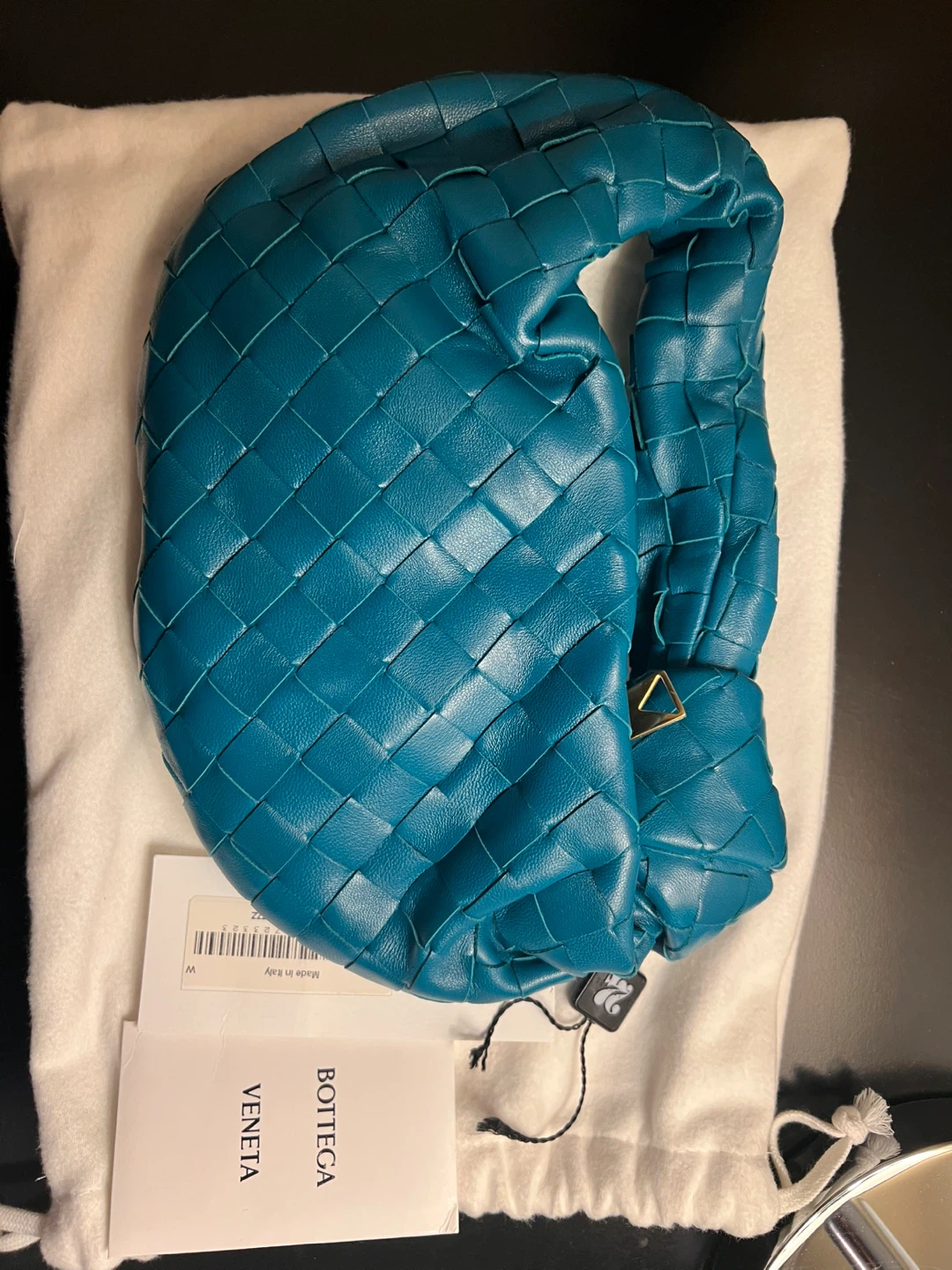 Bottega Veneta Mini Jodie Bag - Teal - photo 5