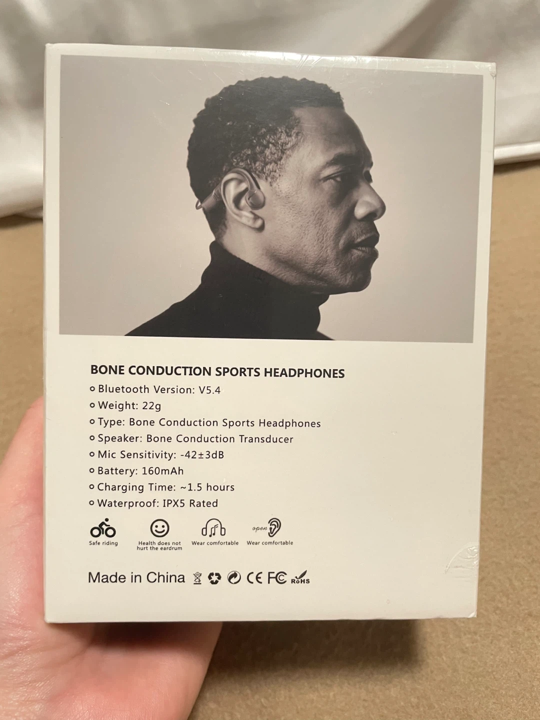 🥕 New Hkhb Bone Conduction Motion Headphones - photo 3