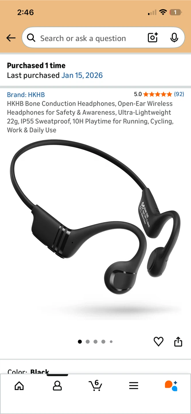 🥕 New Hkhb Bone Conduction Motion Headphones