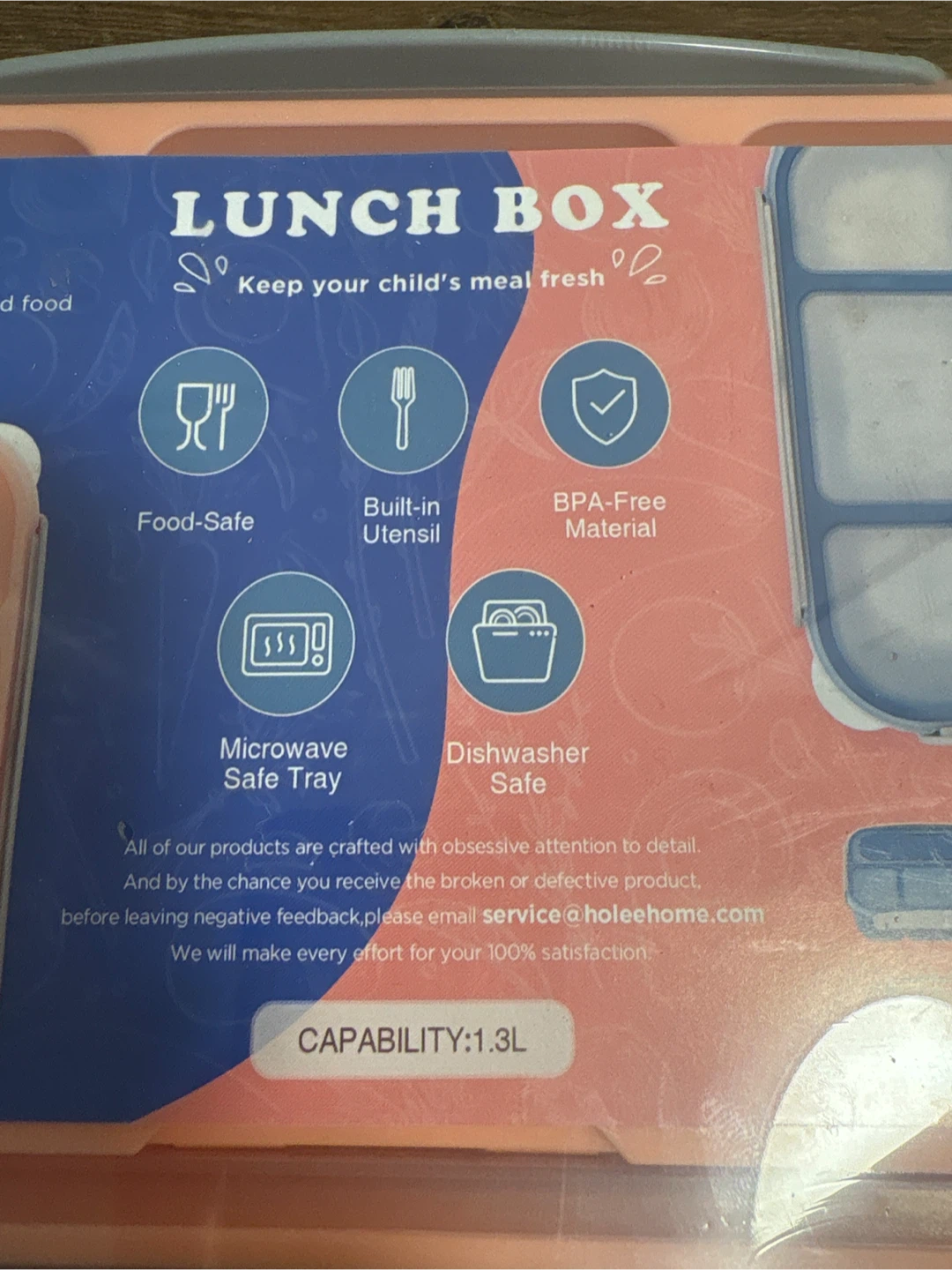 Holee Lunch Box - 1.3L Capacity - photo 2
