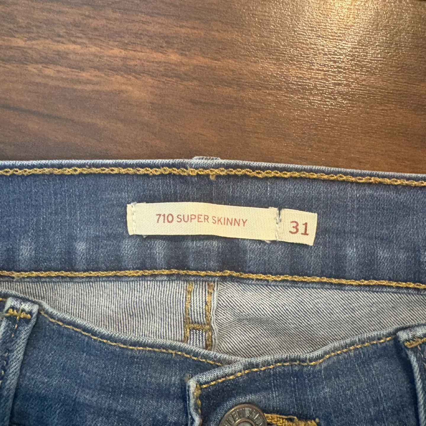 Levi's 710 Super Skinny Jeans Size 31 - photo 2
