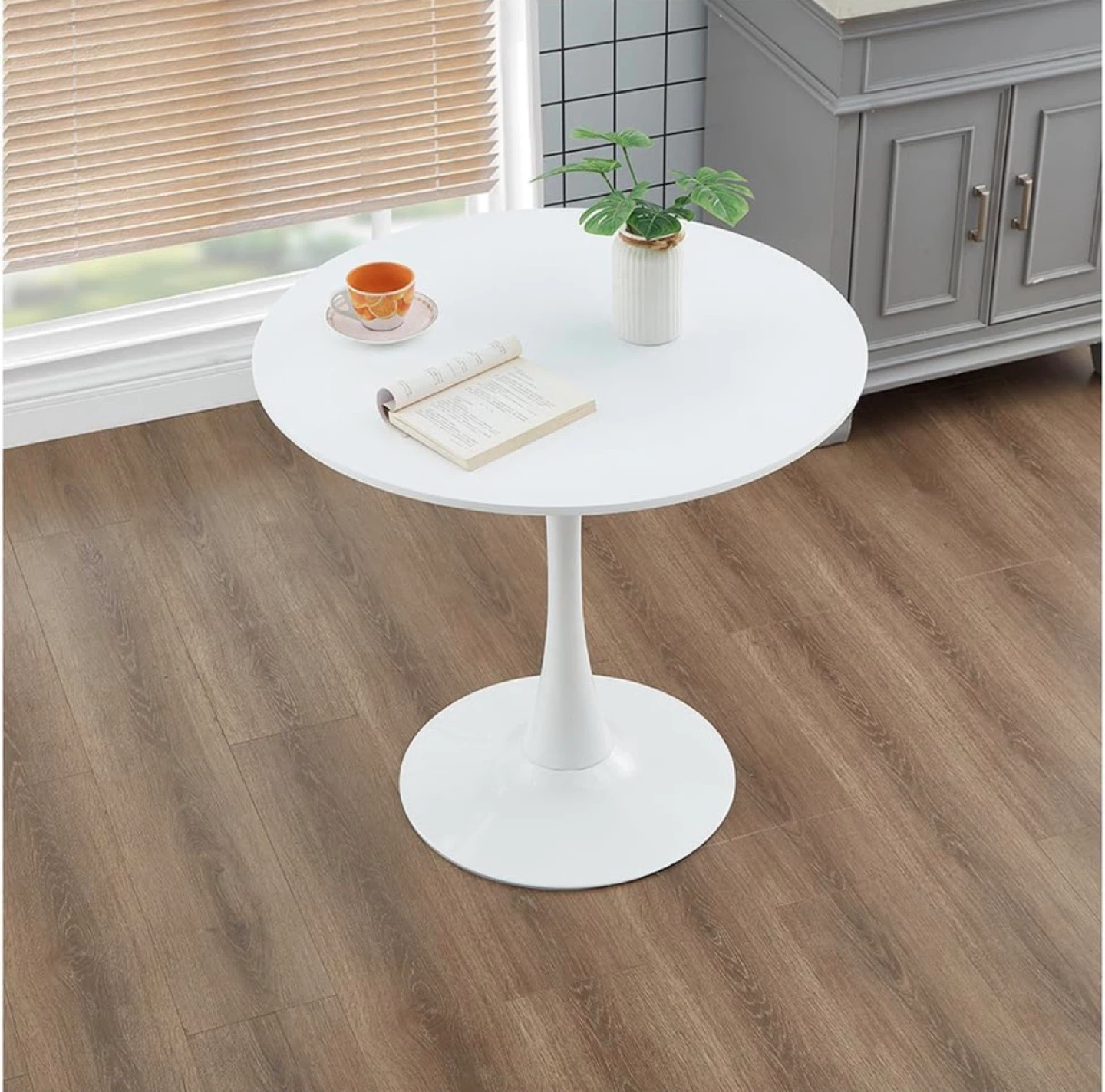White Tulip Style Dining Table - X-Large