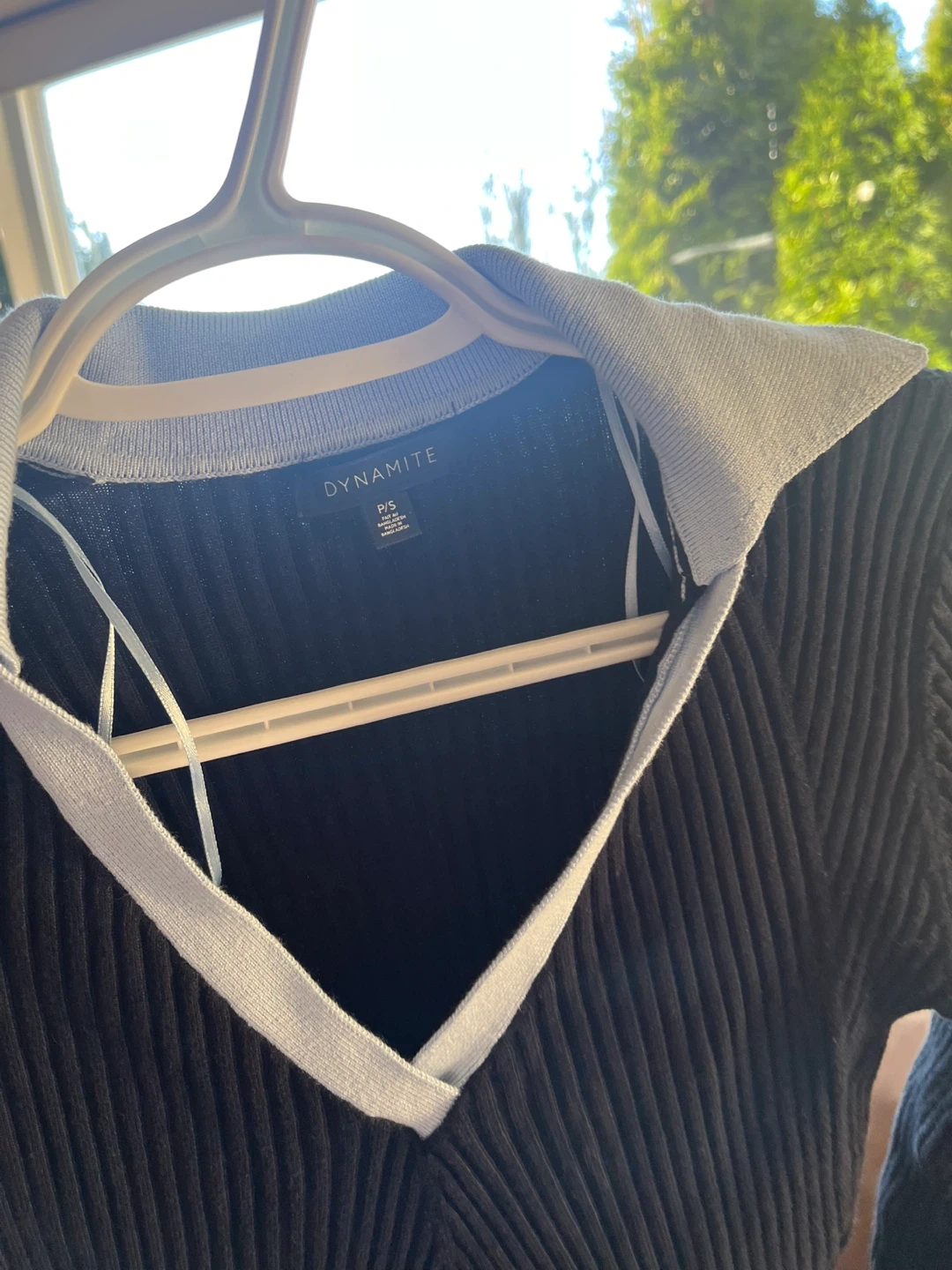 Dynamite Long Sleeve V-Neck Top - Size S - photo 4
