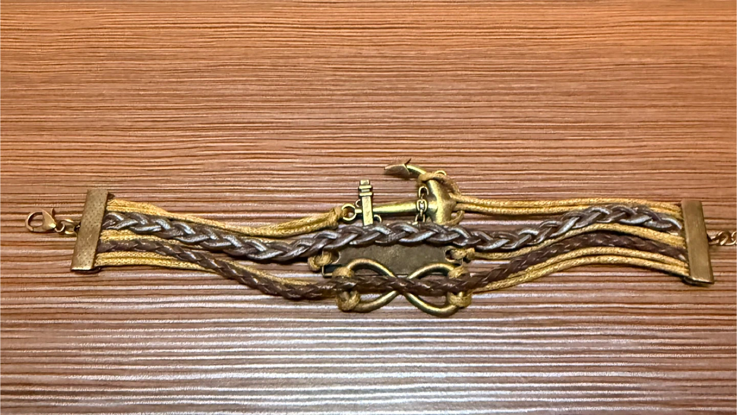 Best Friend Anchor Infinity Bracelet - photo 3