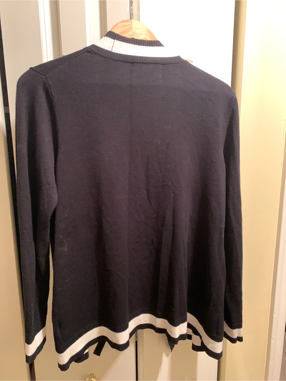 Cable and Gauge Black and Cream Cardi 🥕 - photo 4