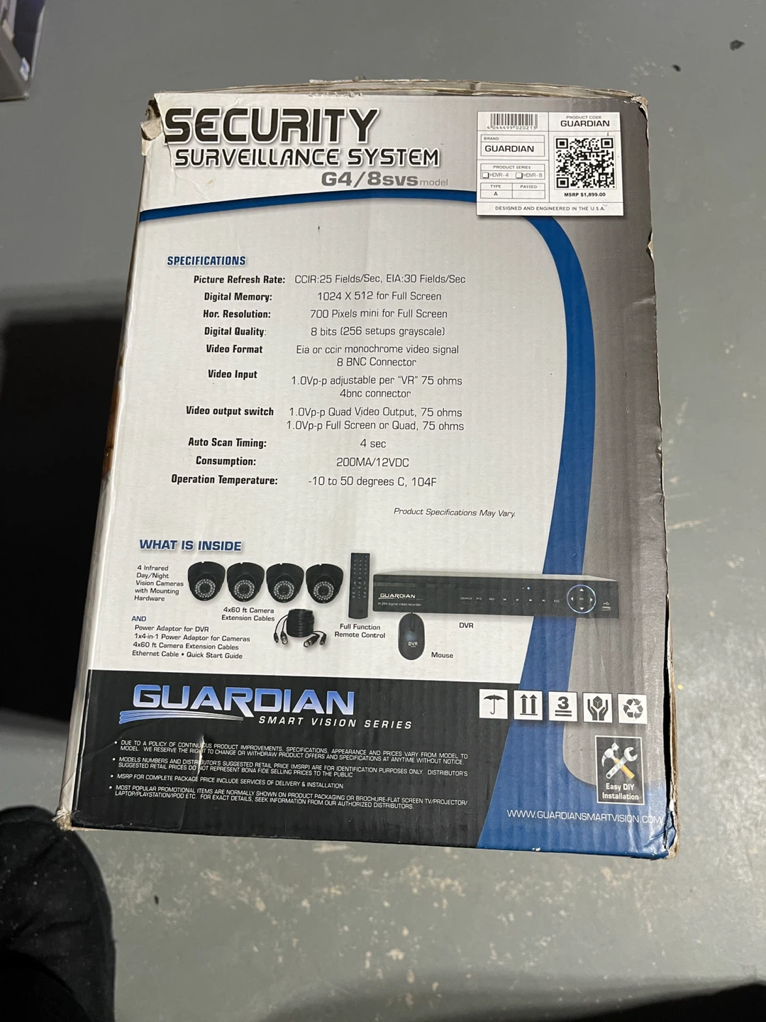 Guardian HDVR 4/8 Security Surveillance System - photo 3