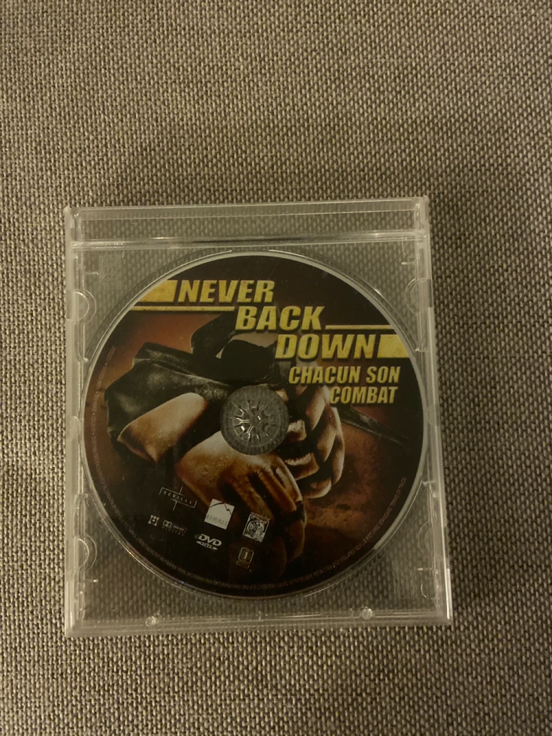 Never Back Down DVD
