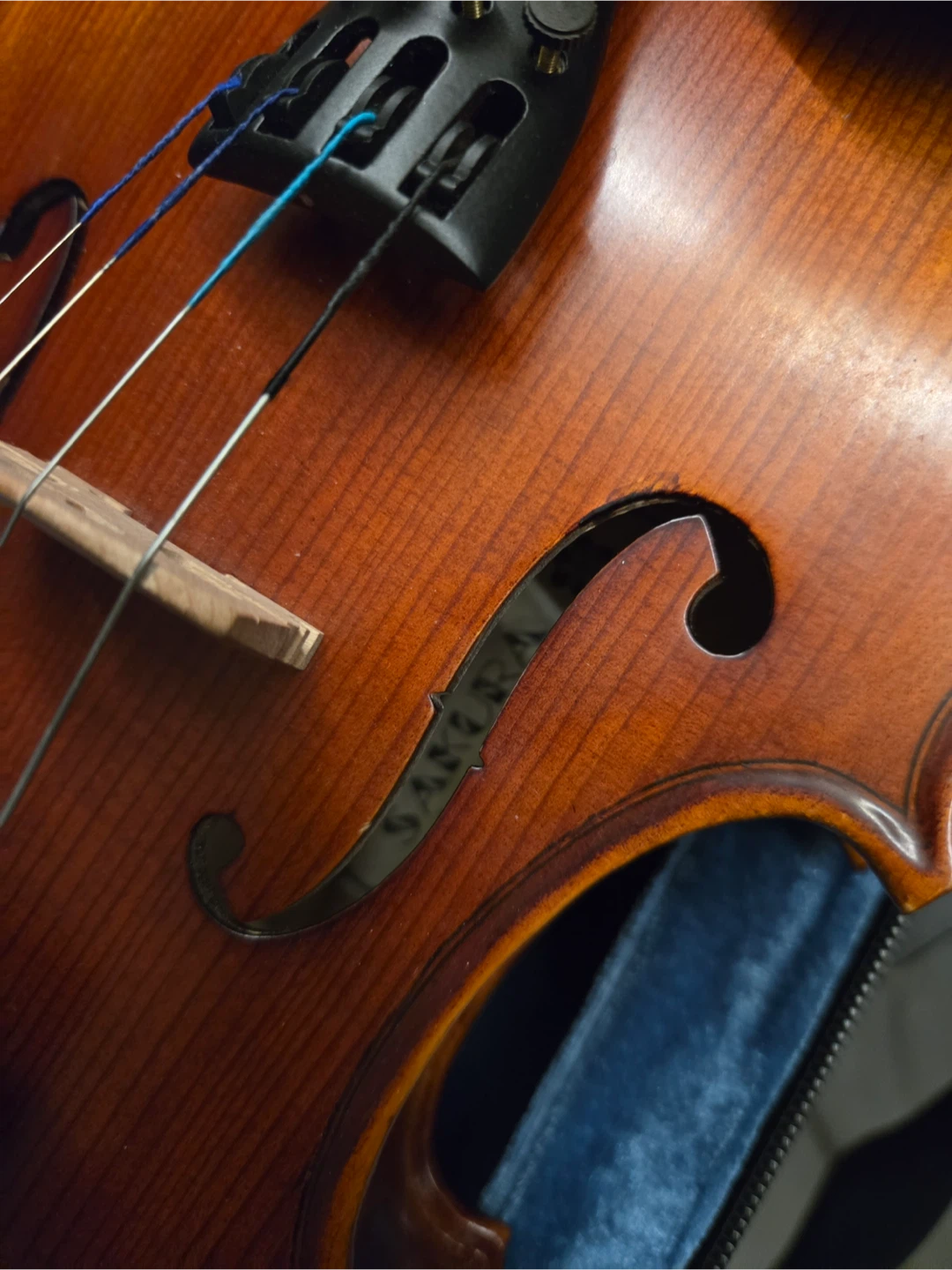 1/2 Size Violin with Case & Bow - photo 4