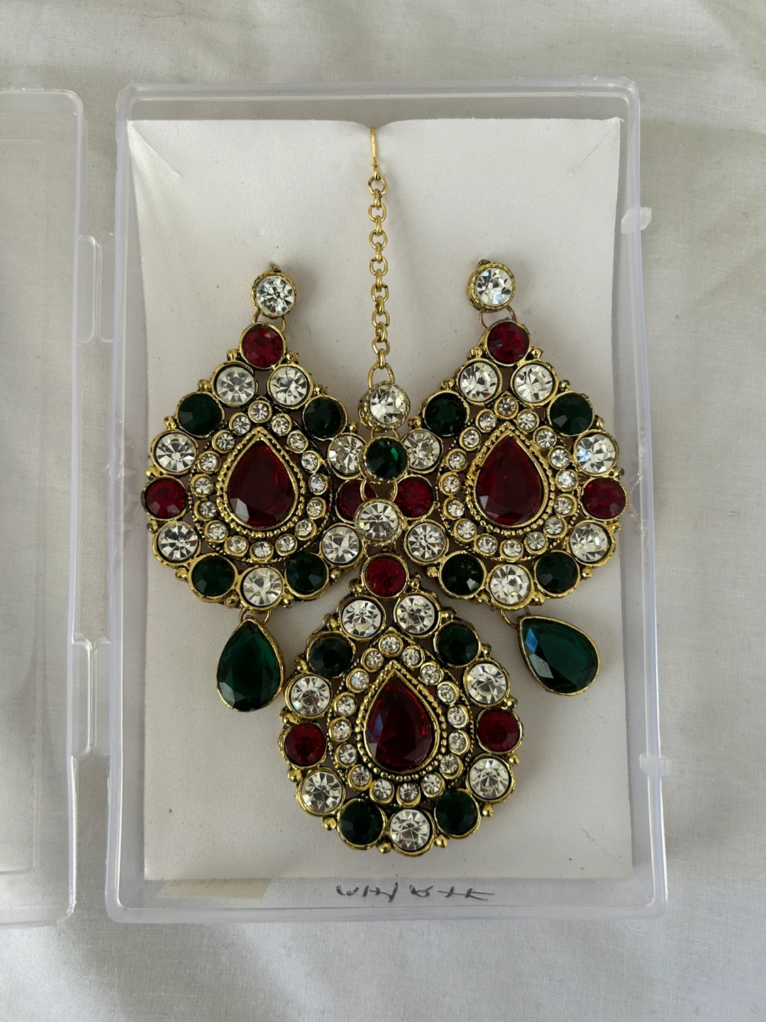 Jeweled Indian Jewelry Set