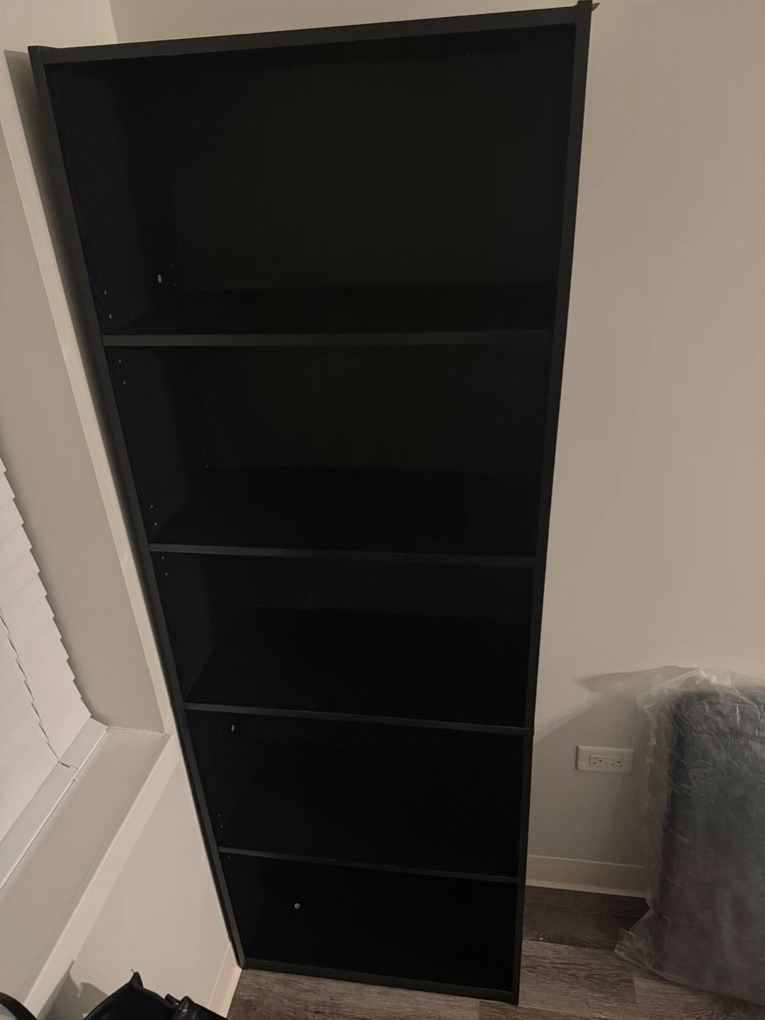 Black Wood Bookcase -
