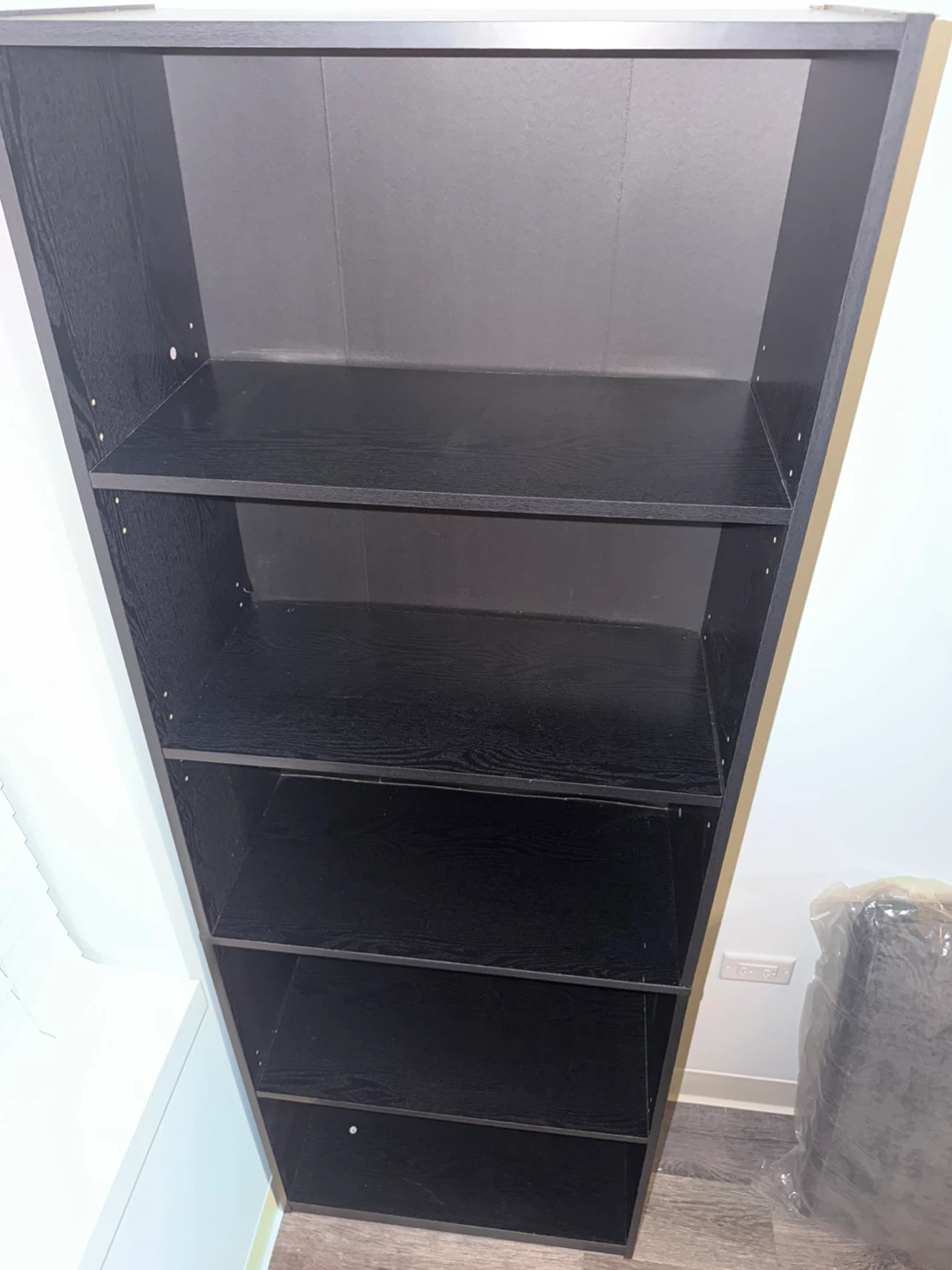 Black Wood Bookcase - - photo 3