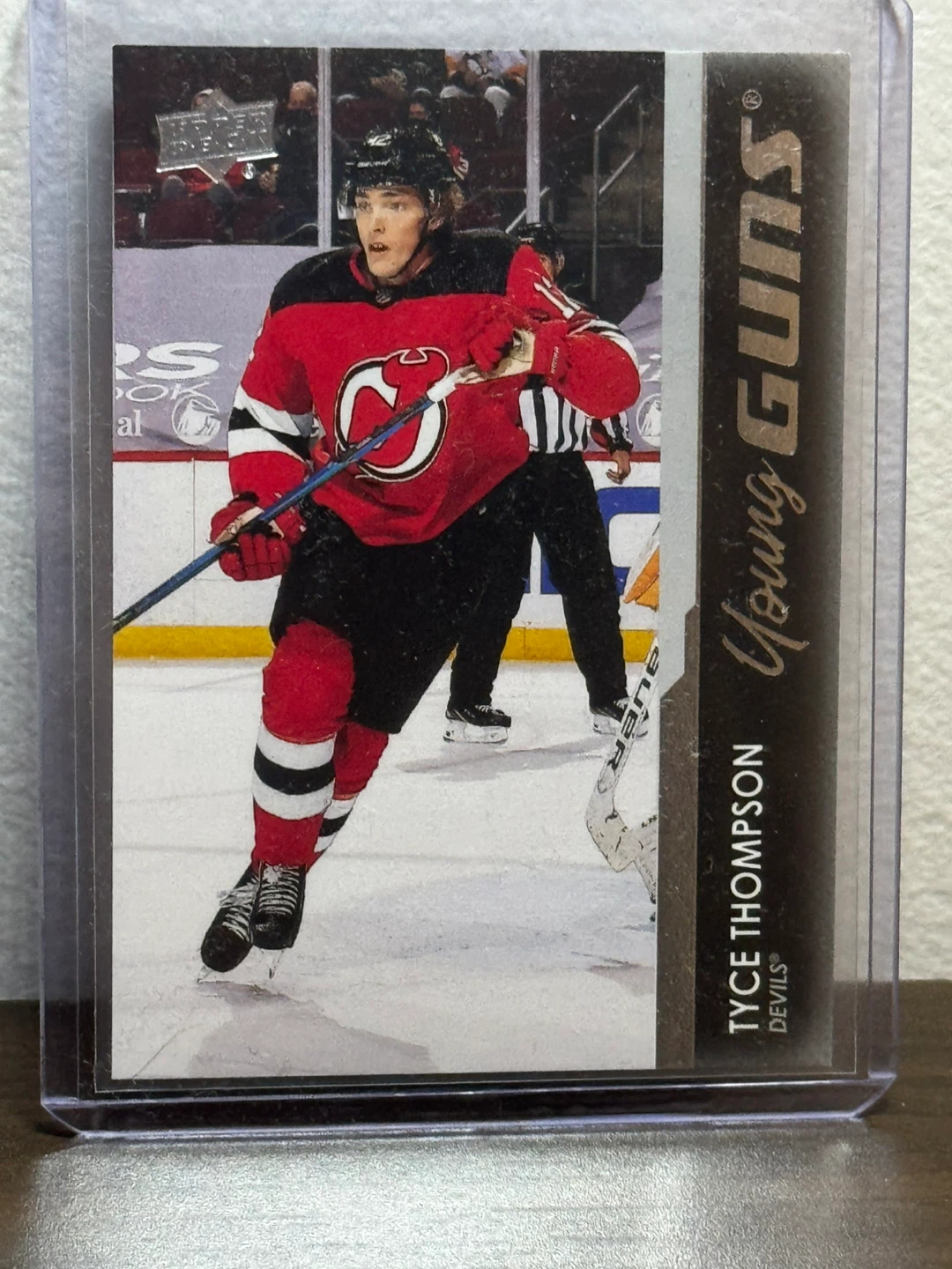 Tyce Thompson Young Guns Hockey Card rookie card